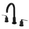 Kingston Brass FSC8920SVL Widespread Bathroom Faucet with Brass Pop-Up, Matte Black FSC8920SVL - alternate 1